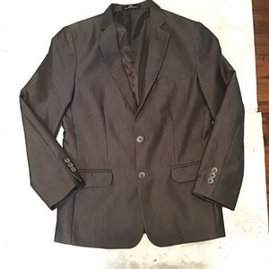 Boys Gray Stripe Calvin Klein Jacket